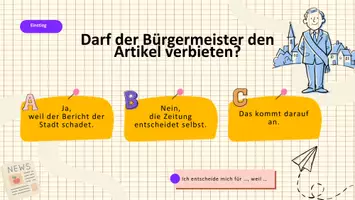 Vorschau - Stundenentwürfe - Pressefreiheit - darf die Presse alles veröffentlichen? (Think-Pais-Share) - Seite 3