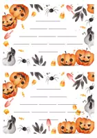Vorschau - Arbeitsblätter - Halloween - Elfchen: Vorlagen - Seite 1
