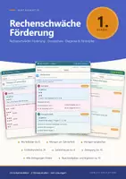 Vorschau - Arbeitsblätter - Rechenschwäche Förderung Klasse 1 Mathematik - Deckblatt