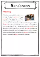 Vorschau - Arbeitsblätter - Bandoneon Music worksheet: cloze text, listening comprehension and word search - English - Seite 2