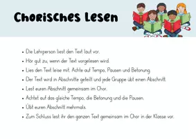 Vorschau - Arbeitsblätter - Chorisches Lesen - Tafelmaterial & Fächer - Seite 3