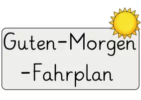 Vorschau - Bildkarten - Guten Morgen Fahrplan in 6 Schritten - Seite 1