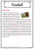 Vorschau - Arbeitsblätter - Cowbell Music worksheet: cloze text, listening comprehension and word search - English - Seite 2