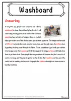 Vorschau - Arbeitsblätter - Washboard Music worksheet: cloze text, listening comprehension and word search - English - Seite 2
