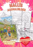 Vorschau - Arbeitsblätter - Wallis Schweiz Kanton Ausmalbilder - Deckblatt