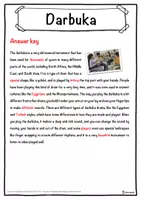 Vorschau - Arbeitsblätter - Darbuka Music worksheet: cloze text, listening comprehension and word search - English - Seite 2