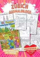 Vorschau - Arbeitsblätter - Zürich Schweiz Kanton Ausmalbilder - Deckblatt