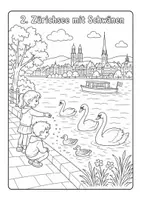 Vorschau - Arbeitsblätter - Zürich Schweiz Kanton Ausmalbilder - Seite 3