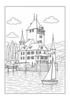 Vorschau - Arbeitsblätter - Zug Schweiz Kanton Ausmalbilder - Seite 2