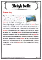 Vorschau - Arbeitsblätter - Sleigh bells Music worksheet: cloze text, listening comprehension and word search - English - Seite 2