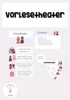 Vorschau - Arbeitsblätter - Vorlesetheater - Tafelmaterial & Fächer - Deckblatt