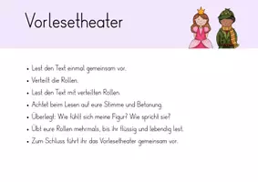 Vorschau - Arbeitsblätter - Vorlesetheater - Tafelmaterial & Fächer - Seite 3