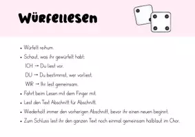 Vorschau - Arbeitsblätter - Würfellesen - Tafelmaterial & Fächer - Seite 3