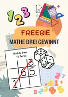 Vorschau - Spiele - Mathe Drei gewinnt Freebie Spiel - Deckblatt