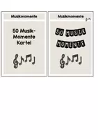 Vorschau - Arbeitsblätter - Musik-Momente - Ritual für den Musikunterricht (Kartei, Aufwärmen) - Seite 1