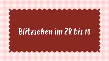 Vorschau - Präsentationen/Tafelbilder - Blitzsehen im ZR bis 10 - Paket mit verschiedenen Darstellungen - Seite 1