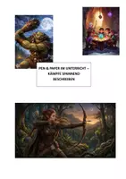 Vorschau - Stundenentwürfe - Materialpaket: Fantasieerzählung - Besser erzählen mit Pen & Paper - gesamte Sequenz (mind. 7 vollständige Unterrichtsstunden) - Seite 1