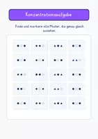 Vorschau - Arbeitsblätter - Verschiedene Konzentrationsaufgaben - Seite 3