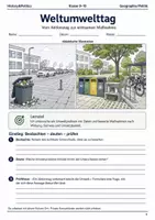 Vorschau - Arbeitsblätter - Weltumwelttag Arbeitsheft Klasse 9–10 - Deckblatt