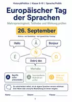 Vorschau - Arbeitsblätter - Tag der Sprachen Arbeitsheft Klasse 9–10 - Deckblatt