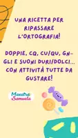 anteprima - Esercizi - Ripasso di ortografia classe seconda 🎂 - Pagina di copertina