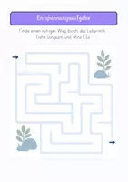 Vorschau - Stundenentwürfe - Entspannungsübungen - Deckblatt