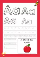 Vorschau - Arbeitsblätter - Arbeitsheft Buchstaben A-Z | Großbuchstaben Kleinbuchstaben - Seite 1