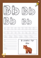Vorschau - Arbeitsblätter - Arbeitsheft Buchstaben A-Z | Großbuchstaben Kleinbuchstaben - Seite 2
