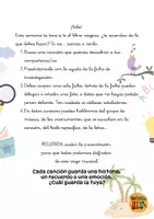 Vista previa - Hojas de trabajo - Libro viajero musical. Canciones del mundo. - página 1