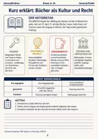 Vorschau - Arbeitsblätter - Welttag des Buches Arbeitsheft Klasse 9–10 - Seite 1