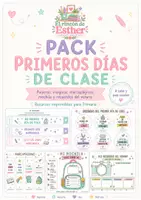 Vista previa - Manualidades / Dibujos para colorear - Pack primeros días de clase | Pulseras, insignias y manualidades. - Portada
