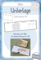 Vorschau - Fördermaterial/Inklusion - Unterlage Zahldarstellung - Zahlenraum bis 100 - Mathe - 2. Klasse - Deckblatt
