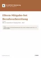 Vorschau - Arbeitsblätter - Elternarbeit Berufswahl: Leitfaden & Zukunfts-Ticket - Deckblatt