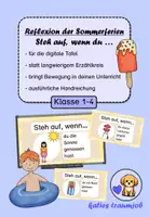 Vorschau - Spiele - Reflexion der Sommerferien (Steh auf, wenn ...) - Deckblatt