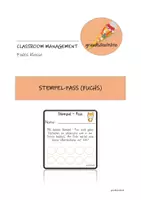 Vorschau - Bildkarten - Stempelpass Fuchs - Deckblatt