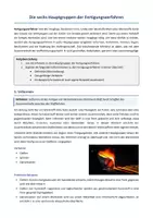 Vorschau - Arbeitsblätter - Arbeitsblatt: Fertigungsverfahren im Fach Technik - Seite 2