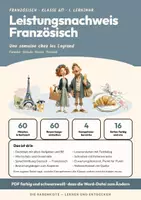 Vorschau - Klassenarbeiten - Klassenarbeit Französisch 6/7: Chez les Legrand - Deckblatt