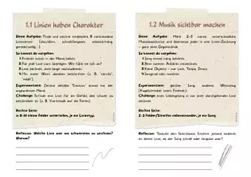 Vorschau - Unterrichtsreihen - Sketchbook - Skizzenbuch mit Zeichenübungen - Seite 2