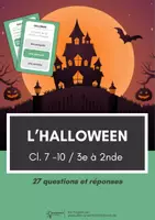 Aperçu - Feuilles d'exercices - Halloween ⎮Dossier pédagogique. - 3e - 2nde - Page 1