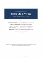 Προεπισκόπηση - Εργασία τάξης/τεστ - IELTS Speaking Practice — Online Life and Privacy - Εξώφυλλο