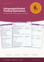 Vorschau - Klassenarbeiten - Jahrgangsstufentest Gymnasium Deutsch 6 - Deckblatt