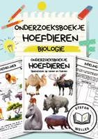 Voorbeeld - Onderzoeksboekje - Hoefdieren - Biologie - Voorblad