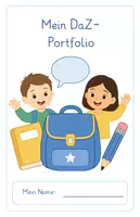 Vorschau - Stundenentwürfe - Portfolio für DAZ-SchülerInnen - Deckblatt