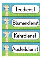 Vorschau - Präsentationen/Tafelbilder - Giraffenklasse Klassendienste - Seite 2