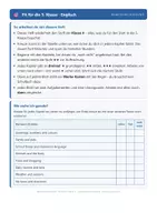 Vorschau - Arbeitsblätter - Fit für die 5. Klasse Englisch Wiederholungsheft - Seite 3