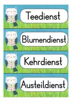 Vorschau - Lehrpläne/Lehrermaterial - Eulenklasse Klassendienste - Seite 2