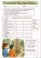 Vorschau - Arbeitsblätter - Lebensraum Wald: Stationenlernen Biologie Klasse 5-6 - Seite 1