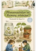 Vorschau - Arbeitsblätter - Pflanzenwachstum und Keimung entdecken – Forscherheft Biologie Klasse 5-6 - Deckblatt