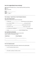Vorschau - Klassenarbeiten - Class Test English 6: Mixed Tenses & Writing (Klasse 5/6) - Seite 1