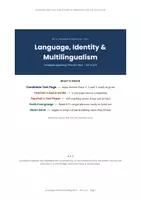 Προεπισκόπηση - Εργασία τάξης/τεστ - IELTS Speaking Practice-Language, Identity, Multilingualism - Εξώφυλλο